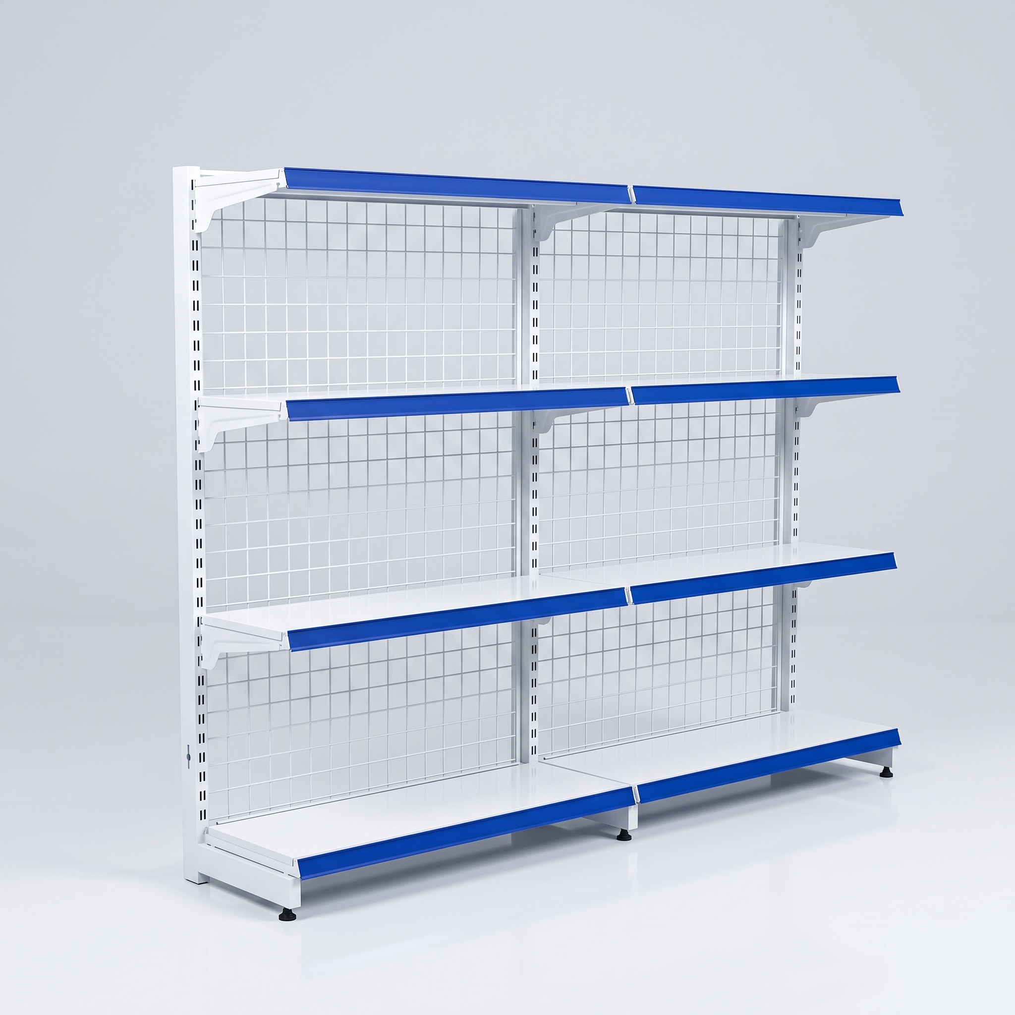 Kệ Siêu Thị Đơn Lưới 4 Tầng C150 X D70 X R41
