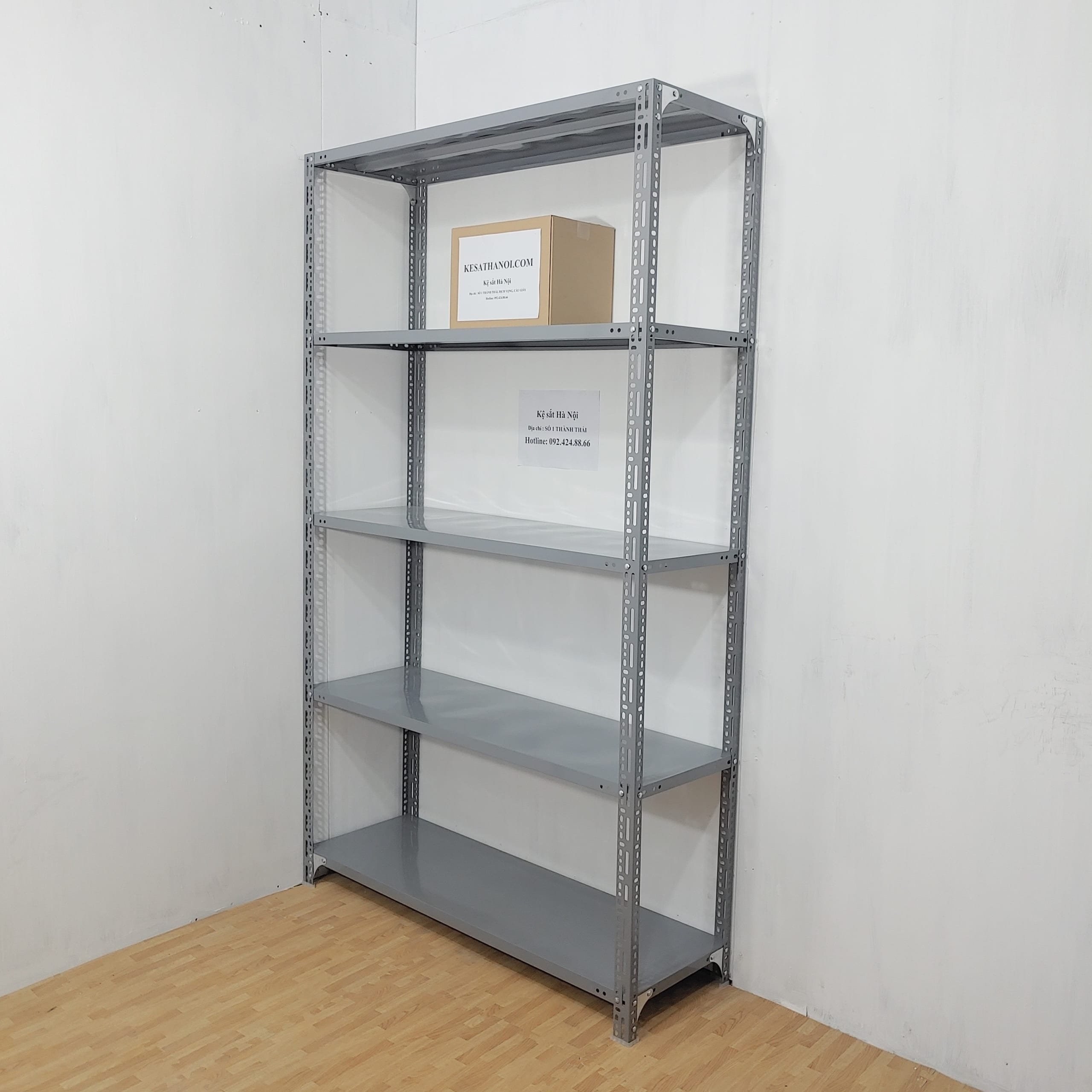 Kệ Sắt V Lỗ 5 Tầng C200 x D120 6