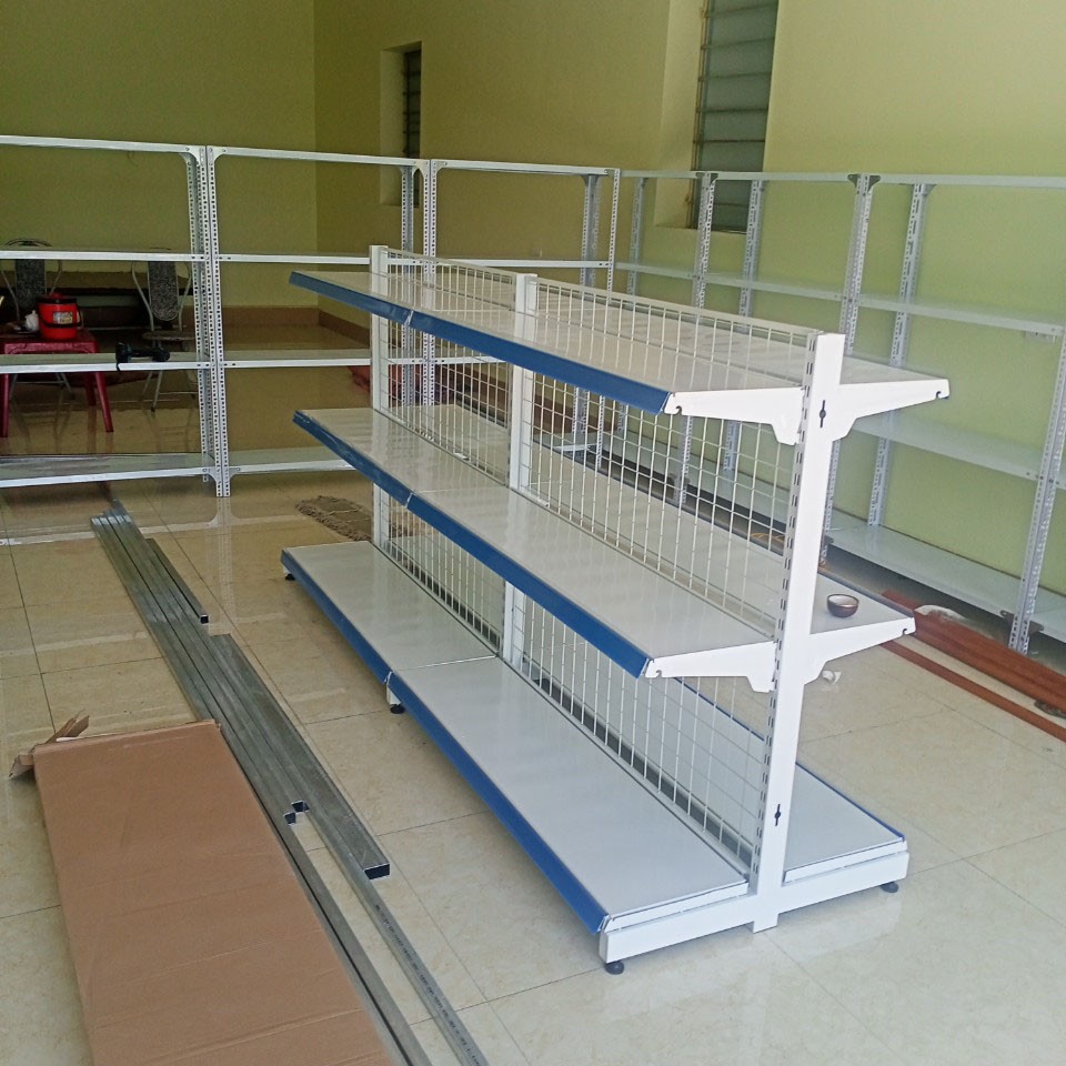 Kệ Siêu Thị Đôi Lưới 3 Tầng C120 X R70 2