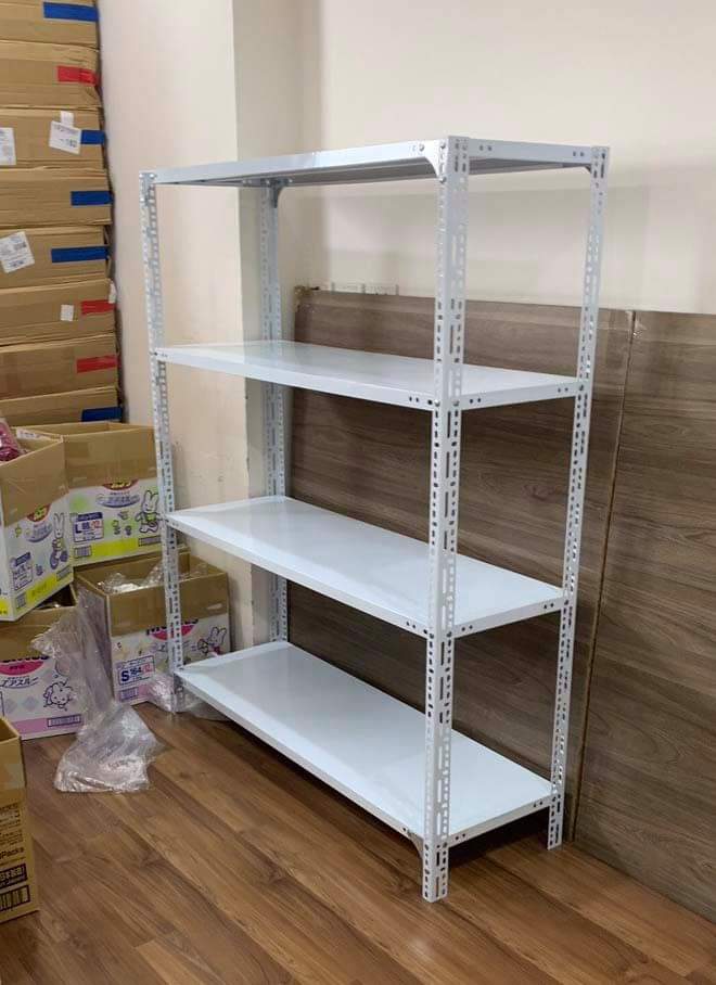 Kệ Sắt V Lỗ 4 Tầng C150 X D120 6