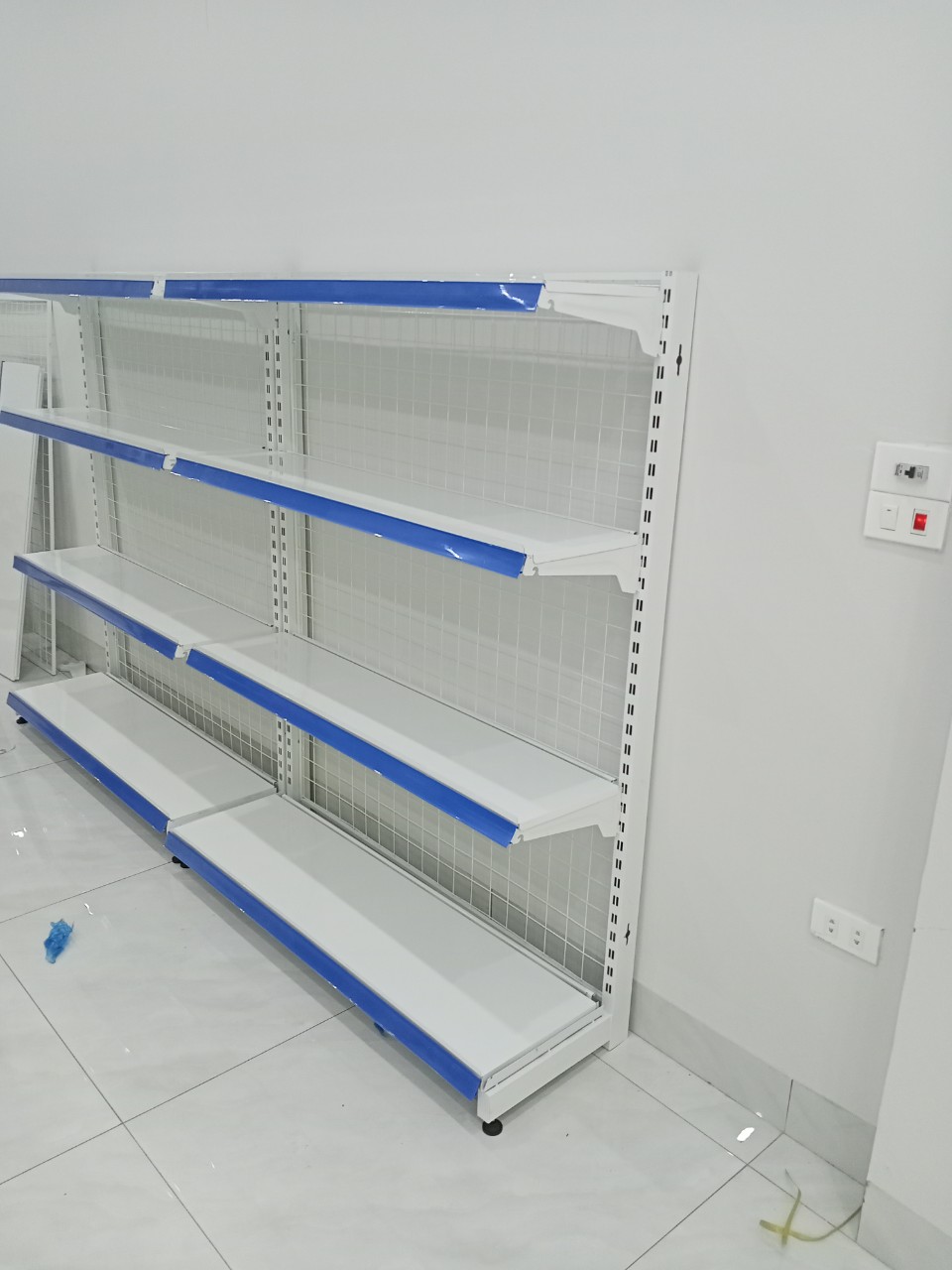 Kệ Siêu Thị Đơn Lưới 4 Tầng C150 X D70 X R41 2