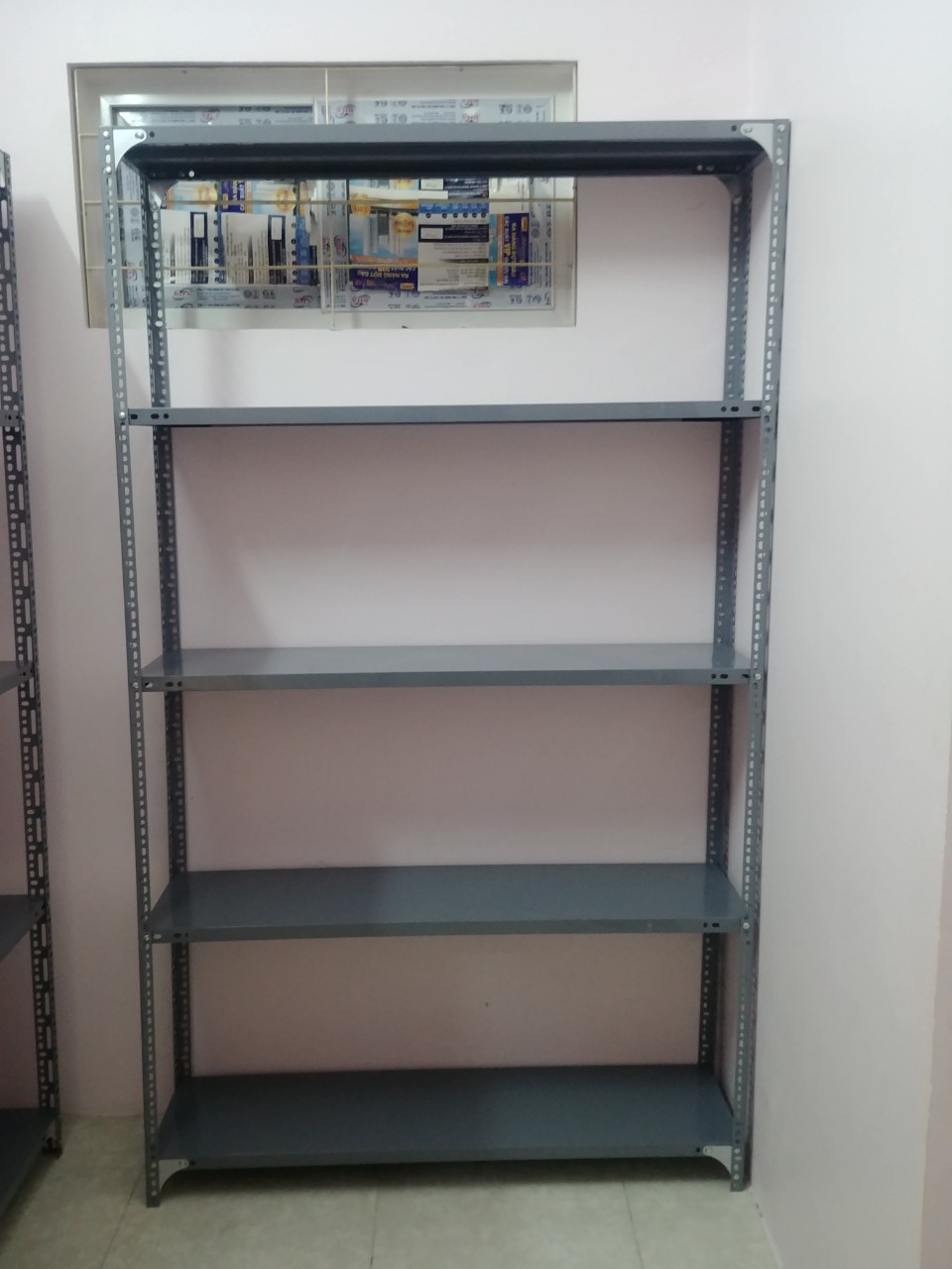 Kệ Sắt V Lỗ 5 Tầng C200 x D120 7